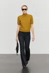 Massimo Dutti Wool In Mustard Yellow