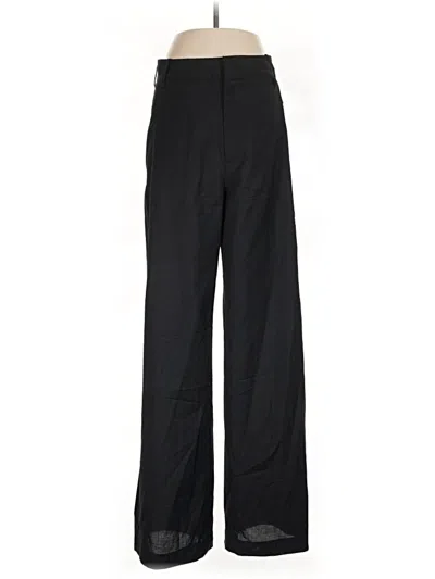 Pre-owned Massimo Dutti Wool Pants In Black