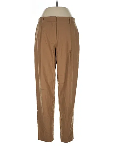 Pre-owned Massimo Dutti Wool Pants In Brown