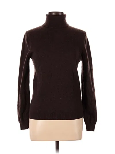 Pre-owned Massimo Dutti Wool Pullover Sweater In Brown