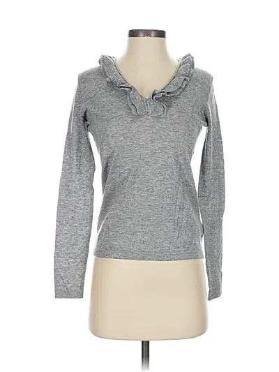 Pre-owned Massimo Dutti Wool Pullover Sweater In Gray