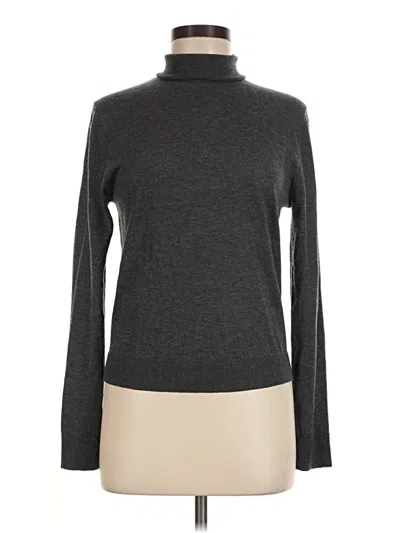 Pre-owned Massimo Dutti Wool Pullover Sweater In Gray