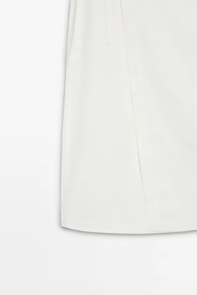 Massimo Dutti Wrap Midi Skirt In Multi