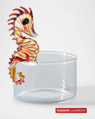 Massimo Lunardon Brio Seahorse Bowl In Orange