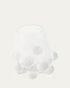 Massimo Lunardon Bubble Wine Glass, White