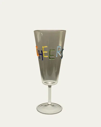 Massimo Lunardon Cheers Champagne Flute, 8.4 Oz. In Multi