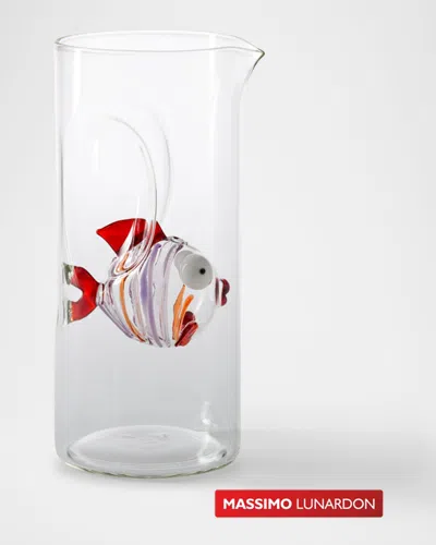 Massimo Lunardon Colisared Fish Carafe, 24 Oz. In Multi