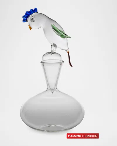 Massimo Lunardon Cork Ara Decanter, 34 Oz. In Gray