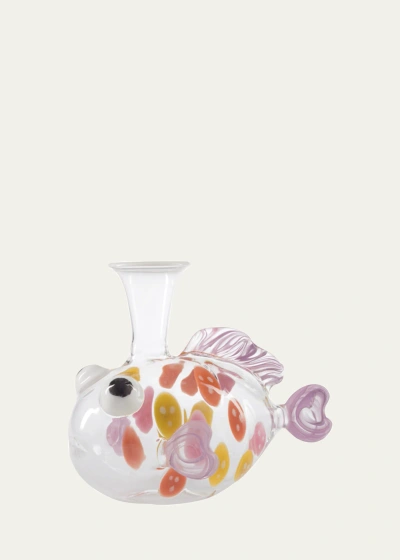 Massimo Lunardon Exotic Fish Decanter In Multi