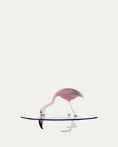 Massimo Lunardon Flamingo Serving Platter In Animal Print