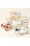 Massimo Lunardon Goto Venetian Wine Glasses Set In Multi