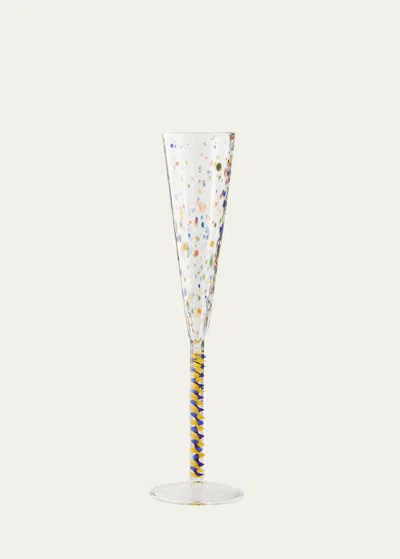 Massimo Lunardon Multicolor Champagne Flute