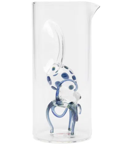 Massimo Lunardon Octopus Glass Jug In White