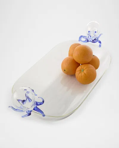 Massimo Lunardon Octopus Oval Deep Dish In White