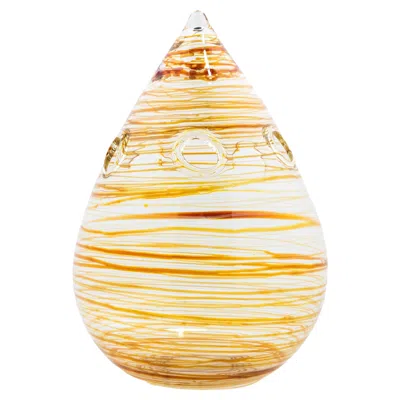 Pre-owned Massimo Lunardon Spectacular Art Glass Vase, Flower Vase, , Signed, Murano, Itlay In White