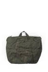 Massimo Osti Man Green Top Handle Bags In Green