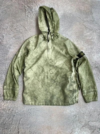 Pre-owned Massimo Osti Nwt Stone Island Membrana + Oxford 3l Anorak Jacket In Green