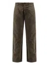 Massimo Osti Studio Button-fastening Trousers In Brown