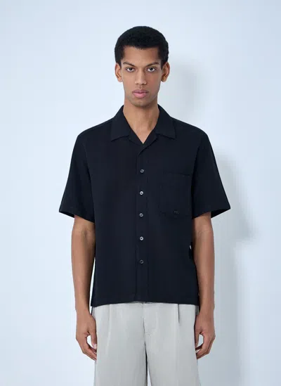 Massimo Osti Studio Carta Polo Short In Black