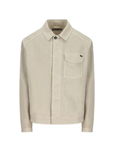 MASSIMO OSTI STUDIO CHEST-POCKET JACKET