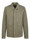 Massimo Osti Studio Button Flap-pocket Overshirt In Green