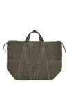 Massimo Osti Studio Drawstring Panelled Tote Bag In Green