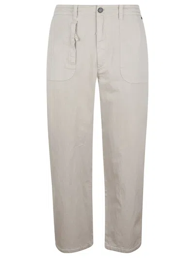 Massimo Osti Studio Elastic Trousers In Gray