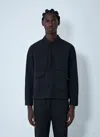 Massimo Osti Studio Gabardine Overshirt In Black