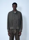 Massimo Osti Studio Garmet-dyed Bomber Jacket In Green