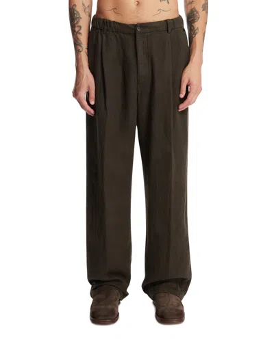 Massimo Osti Studio Green Linen Trousers