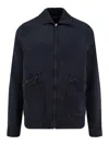 Massimo Osti Studio Jacket/shirt With Logo In Blue