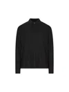 Massimo Osti Studio Long-sleeved Polo Shirt In Black