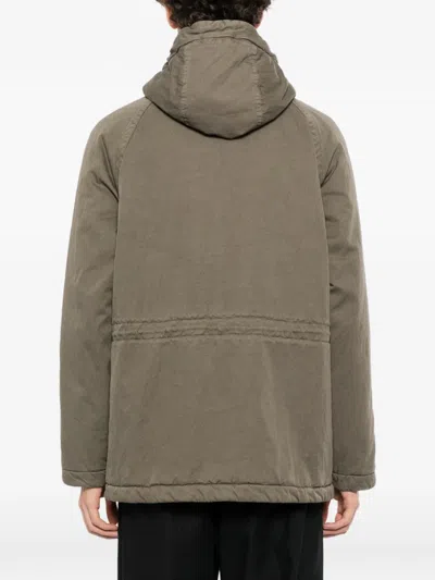 Massimo Osti Studio Logo-patch Military Jacket In Gray