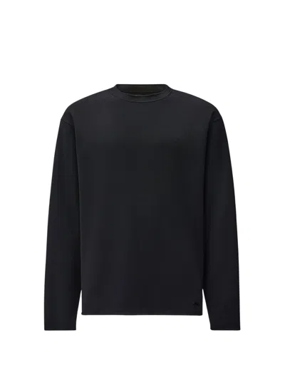 Massimo Osti Studio Long Sleeves Swearshirt In Black