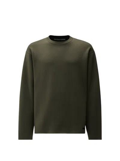 Massimo Osti Studio Long Sleeves Swearshirt In Green