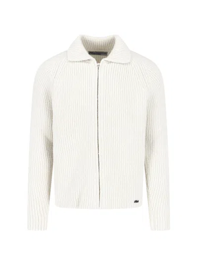 Massimo Osti Studio Merino Wool Blend Crewneck Sweater In Neutral