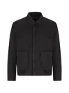 Massimo Osti Studio Multi-pocket Zip-up Jacket In Black
