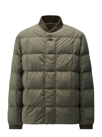 Massimo Osti Studio Padded Nylon Jacket In Green