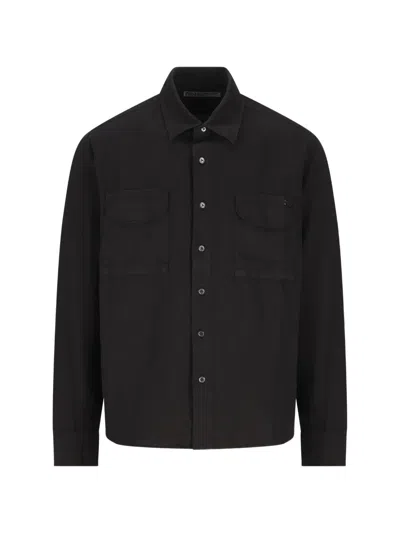 MASSIMO OSTI STUDIO PATCH-POCKET SHIRT