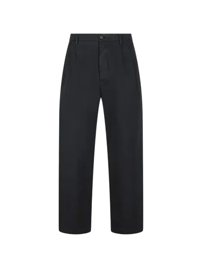 Massimo Osti Studio Pleated Trousers In Black
