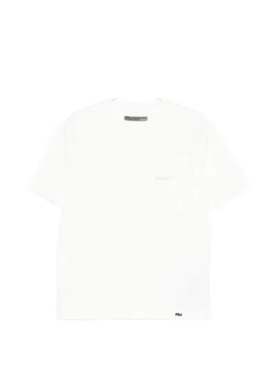 Massimo Osti Studio Pocket Logo-detail T-shirt In White