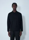 Massimo Osti Studio Gabardine Overshirt In Black