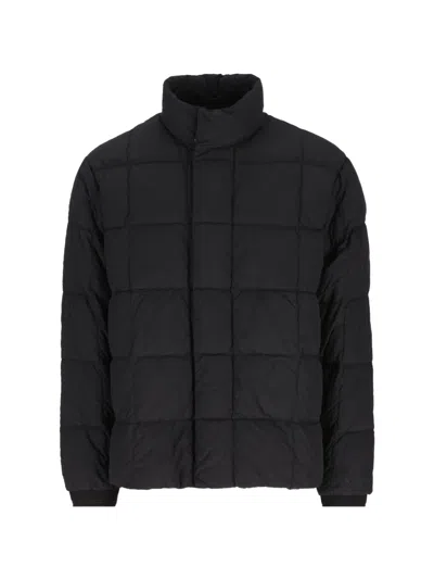 Massimo Osti Studio Quilted High-neck Coat In Multi