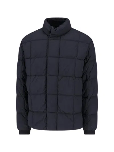 Massimo Osti Studio Quilted Puffer Jacket In Black