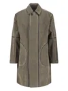 Massimo Osti Studio Structured Green Jacket With Minimalist Aesthetic In Green