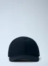 Massimo Osti Studio Structured Panelled Cap In Black