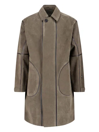 Massimo Osti Studio 'unlined' Coat In Green