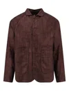 Massimo Osti Studio Wool Jacket In Brown