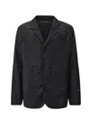 Massimo Osti Studio Wool Twill Jacket In Black