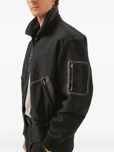 Massimo Osti Studio Zip Pockets Jacket In Black
